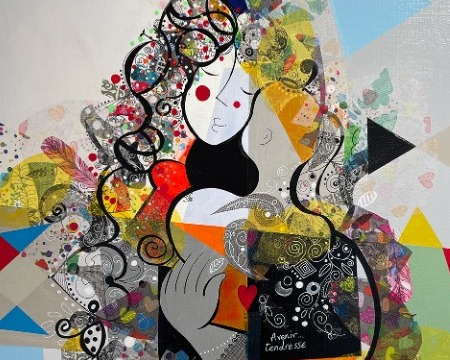 Avenir tendresse - 60 x 80 cm - Acrylique sur toile