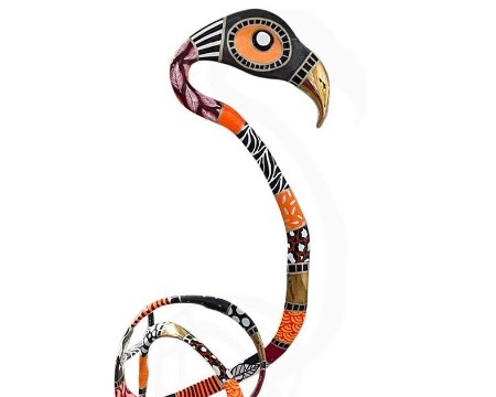 New Flamingo - 165 cm - bronze sculpture
