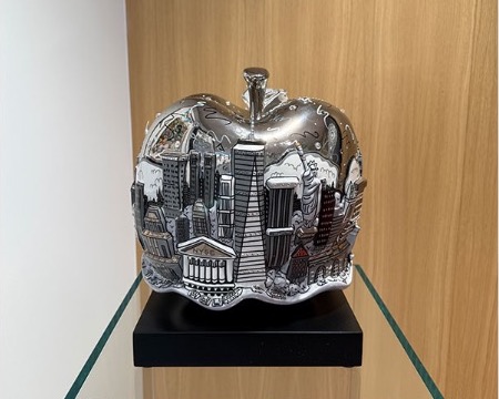 Apple - 12" x 12" x 13" - Sculpture sérigraphy 3D