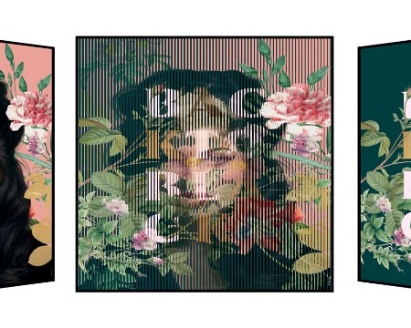 Back to Amy - Kinetic Pop art - 44" x 44" inch