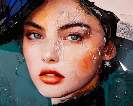 Rotterdam - 100 x 75 cm - Techniques Mixtes