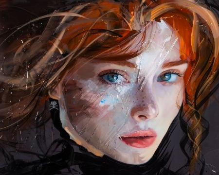 Cork - 39" x 27,5" - Acrylic paint and resin on metal