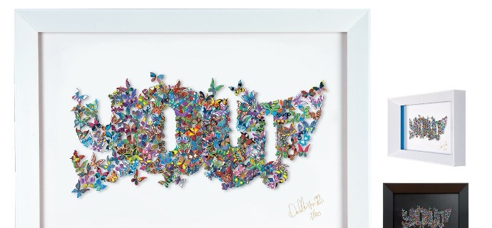 Beauty is in you - 50 x 35  cm - Oeuvre sur papier en 3D