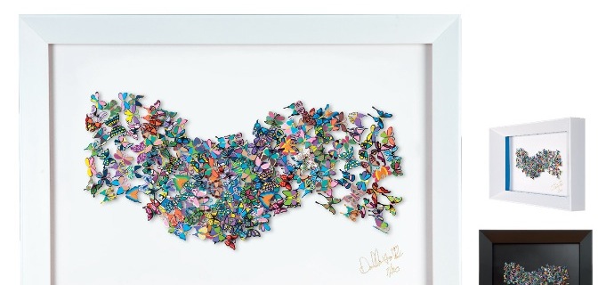Passing with flying colors - 50 x 35  cm - Oeuvre sur papier en 3D