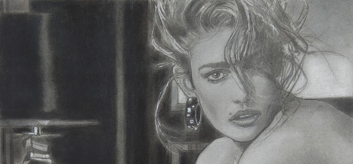 Sophisticated lady - 15,6" x 16,4" - Work on paper