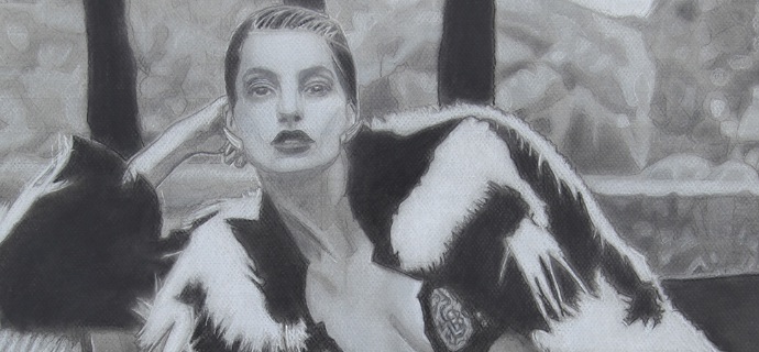 Tatiana - 18,3" x 24" - Work on paper