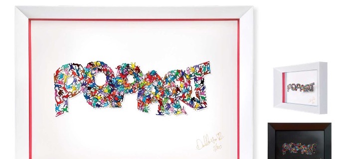 Pop Art  #2 - 50 x 35  cm - Oeuvre sur papier en 3D