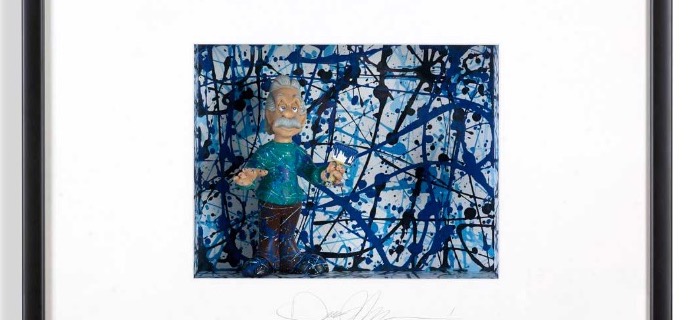 Feeling blue - 71 x 66 x 19 cm - Shadow box