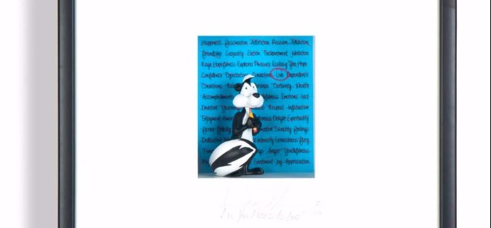 All you need is love - 58 x 58 cm - Shadow box