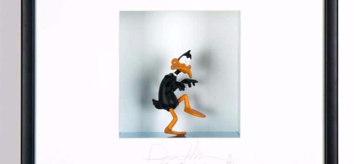 On thin ice - 58 x 58 cm - Shadow box