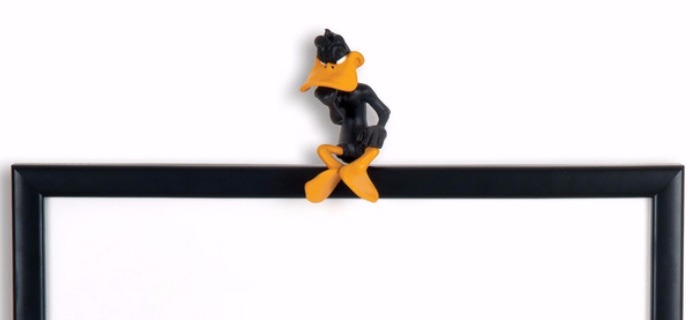 Thinking outside the box  - Rodin - 51 x 62 cm - Shadow box