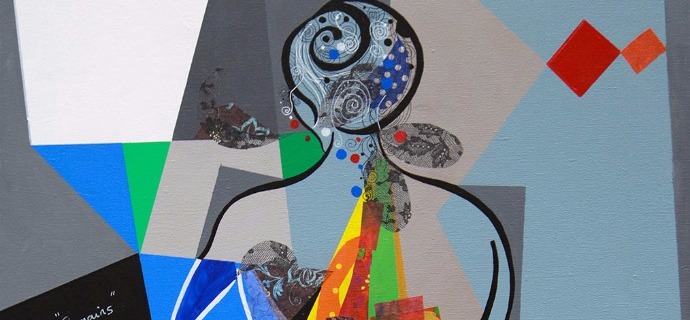 Les demains de la vie - 39" x 47" / 39" x 31,2" or 9,3" x 11,7" – Lacquer on aluminium