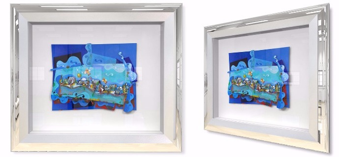 La danse des anges - 8,2" x 11" - Work on paper 3D