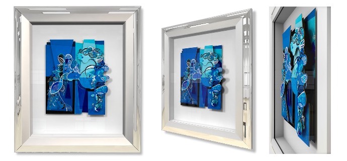 Un rêve devenu réalité - 8,2" x 11" - Work on paper 3D