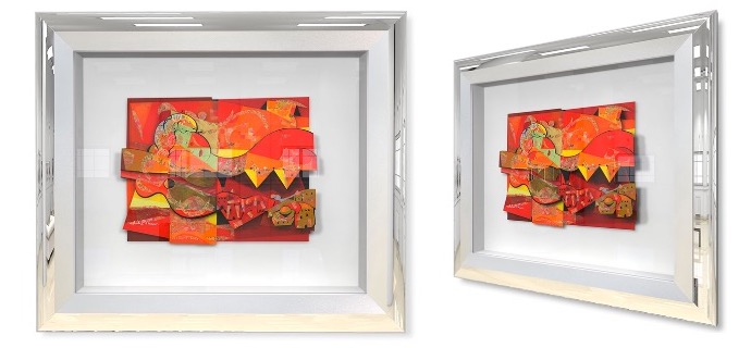 Mélodie d'amour - 8,2" x 11" - Work on paper 3D