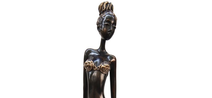 Eve - 102 cm - Sculpture en bronze, pièce unique