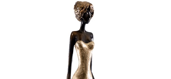 Marie - 173 cm - Sculpture en bronze