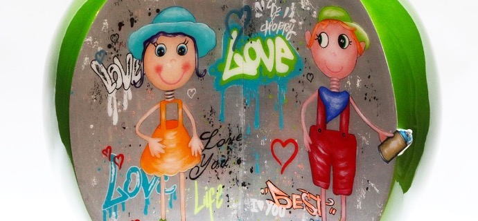 Love rendez-vous - SOLD OUT - 41 cm - Sculpture en céramique