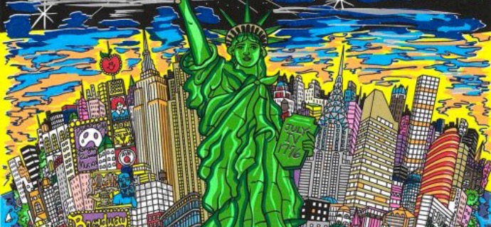 Liberty and Justice for All - 11" x 12" - Serigraphy 3D