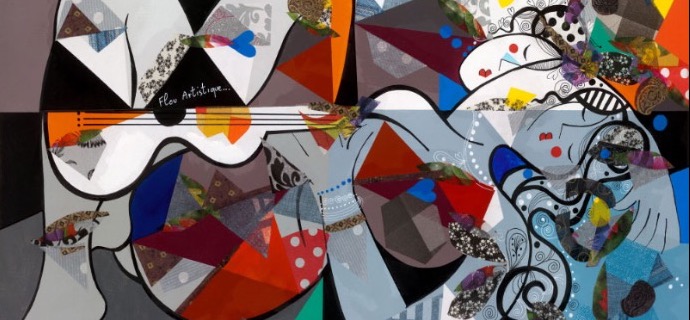 Flou Artistique - 39" x 31" - Lacquer on aluminium