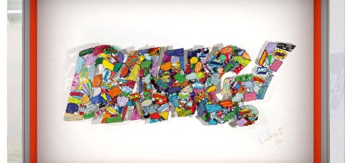 Big Bang - 41 x 56 cm - papercut 3D