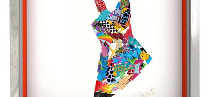 Electric Guitar - 41 x 56 cm - papercut 3D