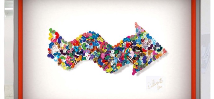 Follow your heart - 39 x 53 cm - papercut 3D