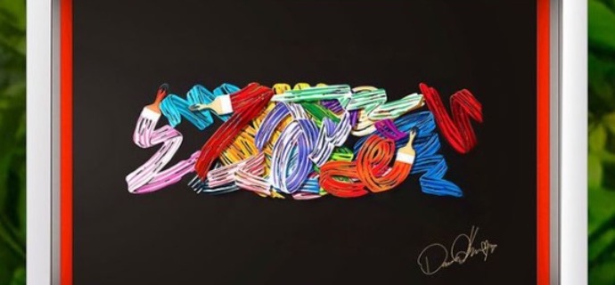 Making Love - 50 x 35  cm - Oeuvre sur papier en 3D