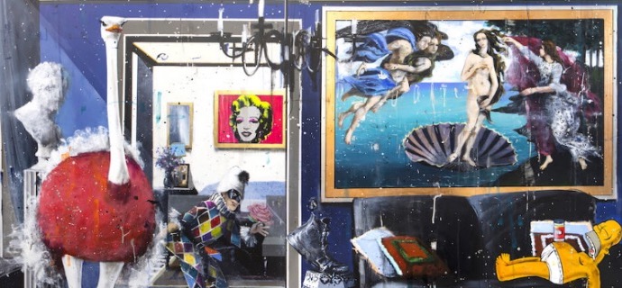 I'm just taking a nap - 140 x 200 cm - Peinture originale