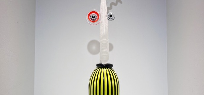 Dandy - Sculpture en verre - 47 cm