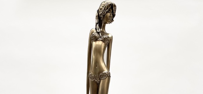 Elsa - 100 cm - Sculpture en bronze