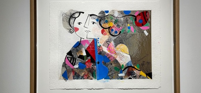 Retrouvailles - 12" x 16" - Mix media