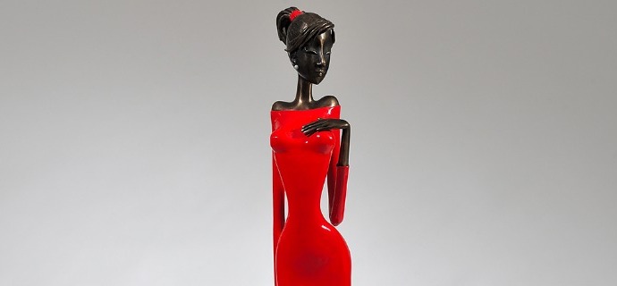 Madeleine - 105 cm - Sculpture en bronze