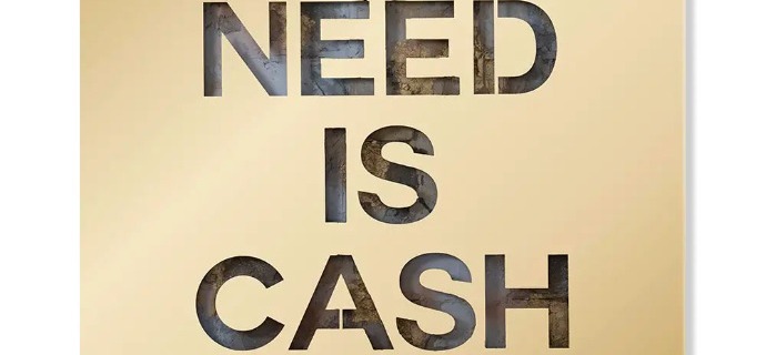 All you need is cash - Mixed media & metal laser cut - 39" x 47"