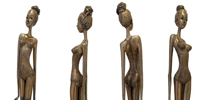 Sabine - 100 cm - Sculpture en bronze