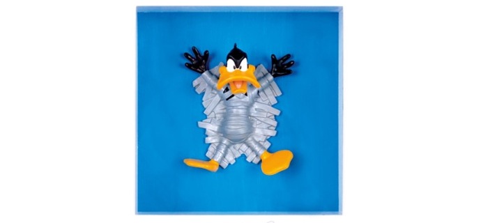 Duck tape - 51 x 51  cm - Shadow box