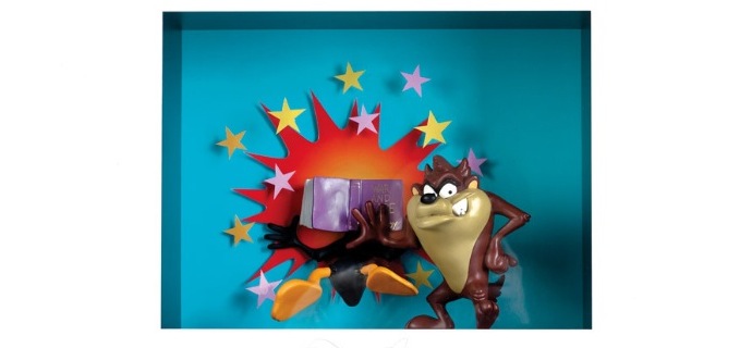 Facebook - 63 x 68  cm - Shadow box