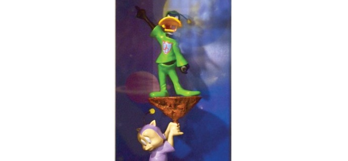 I claim this planet - 72 x 55  cm - Shadow box